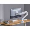 EQuip 17"-49" Heavy-Duty Monitor Desk Mount Bracket White 650181