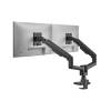 EQuip 17"-35" Heavy-Duty Dual Monitor Desk Mount Bracket Black 650182