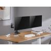 EQuip 17"-35" Heavy-Duty Dual Monitor Desk Mount Bracket Black 650182