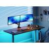 EQuip 17"-35" Heavy-Duty Dual Monitor Desk Mount Bracket Black 650182