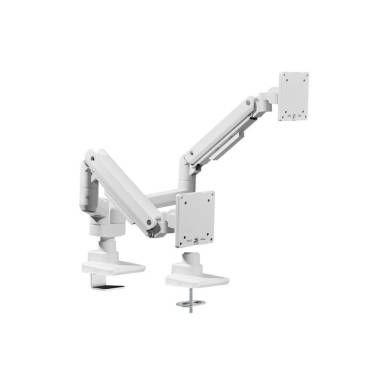 EQuip 17"-35" Heavy-Duty Dual Monitor Desk Mount Bracket White 650183 EQuip 17"-35" Heavy-Duty Dual Monitor Desk Mount Bracket White 650183