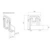 EQuip Universal Media Player Mount Black 650896