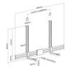 EQuip Universal Soundbar Mount Black 650895