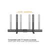 EQuip Universal Soundbar Mount Black 650895