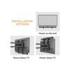 EQuip Universal Soundbar Mount Black 650895