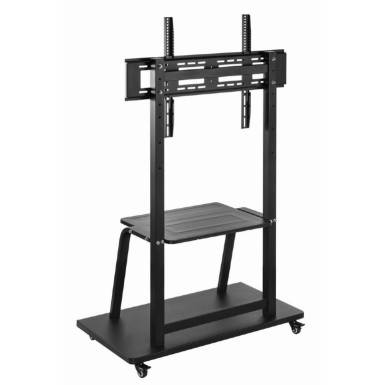 Gembird TVS-100F-01 TV floor stand with caster wheels 37"-100" Black TVS-100F-01 Gembird TVS-100F-01 TV floor stand with caster wheels 37"-100" Black TVS-100F-01