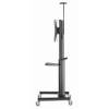 Gembird TVS-70T-02 Aluminum TV floor stand with caster wheels 37"-70" Black TVS-70T-02