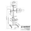 Gembird TVS-70T-02 Aluminum TV floor stand with caster wheels 37"-70" Black TVS-70T-02