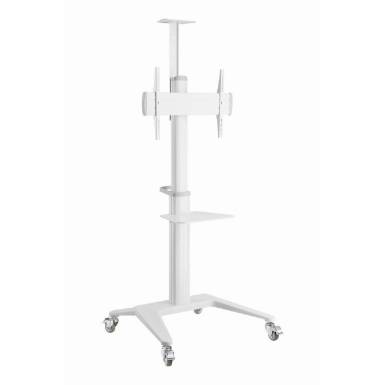 Gembird TVS-70T-02-W Aluminum TV floor stand with caster wheels 37"-70" White TVS-70T-02-W Gembird TVS-70T-02-W Aluminum TV floor stand with caster wheels 37"-70" White TVS-70T-02-W