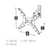 Hama TV Wall Bracket Swivel Tilt Pull-out 165cm (65") up to 25kg 00220824