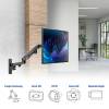 ACT AC8310 Monitor wall mount with gas spring 1 screen Black AC8310