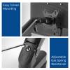 ACT AC8310 Monitor wall mount with gas spring 1 screen Black AC8310