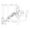 ACT AC8310 Monitor wall mount with gas spring 1 screen Black AC8310