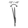 Hama TV Wall Bracket Tilting 165cm (65") to 35kg Wall Spacing 2,8cm 00220810