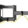 EQuip 37"-80" Full Motion TV Wall Mount Bracket Black 650335