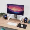 Trust Monta Tempered Glass Monitor Stand White 25351