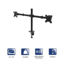Akyga AK-MB-02 Dual Monitor Arm Double Desk Mount 2x10kg VESA 75x75mm / 100x100mm 15-32" AK-MB-02 Akyga AK-MB-02 Dual Monitor Arm Double Desk Mount 2x10kg VESA 75x75mm / 100x100mm 15-32" AK-MB-02