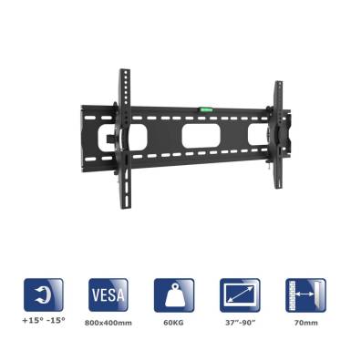 Akyga AK-MB-08 TV Wall Mount Bracket 60kg VESA 800x400mm 37-90" AK-MB-08 Akyga AK-MB-08 TV Wall Mount Bracket 60kg VESA 800x400mm 37-90" AK-MB-08