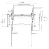 Stansson WM-3270 TV Wall mount 32"-70" Black WM-3270