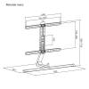 Stansson WM-3775 TV Wall mount 37"-75" Black WM-3775