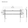 Stansson WM-4390 TV Wall mount 43"-90" Black WM-4390