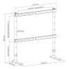 Stansson WM-4975 Stand mount 49"-75" Black WM-4975