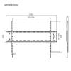 Stansson WM-60120 TV Wall mount 60"-120" Black WM-60120
