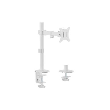 EQuip 17"-32" Articulating Monitor Desk Mount Bracket White 650166 EQuip 17"-32" Articulating Monitor Desk Mount Bracket White 650166