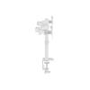 EQuip 17"-32" Articulating Dual Monitor Desk Mount Bracket White 650167