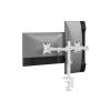 EQuip 17"-32" Articulating Dual Monitor Desk Mount Bracket White 650167