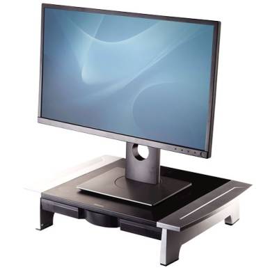 Fellowes Office Suites Standard Monitor Riser Black 8031101 Fellowes Office Suites Standard Monitor Riser Black 8031101