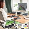 Leitz Ergo állítható magasságú monitorállvány Dark Grey 65040089