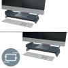 Leitz Ergo állítható magasságú monitorállvány Dark Grey 65040089