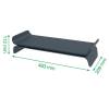 Leitz Ergo állítható magasságú monitorállvány Dark Grey 65040089