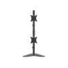 EQuip 17"-32" Dual Vertical Monitor Tabletop Stand 650128