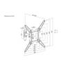 EQuip 23"-55" Full Motion TV Wall Mount Bracket 650412
