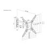 EQuip 23"-55" Full Motion TV Wall Mount Bracket 650413