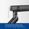 ACT AC8328 Dual monitor arm office solid pro, with mechanical spring AC8328