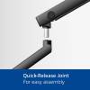 ACT AC8328 Dual monitor arm office solid pro, with mechanical spring AC8328