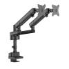 ACT AC8328 Dual monitor arm office solid pro, with mechanical spring AC8328
