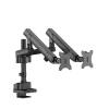 ACT AC8328 Dual monitor arm office solid pro, with mechanical spring AC8328