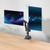 ACT AC8328 Dual monitor arm office solid pro, with mechanical spring AC8328