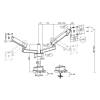 ACT AC8328 Dual monitor arm office solid pro, with mechanical spring AC8328