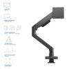 ACT AC8340 Single Monitor Arm Office Premium with Gas Spring AC8340
