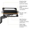 ACT AC8341 Single Monitor Arm and Laptop Arm Office Premium with Gas Spring Pole Mounted AC8341