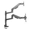 ACT AC8341 Single Monitor Arm and Laptop Arm Office Premium with Gas Spring Pole Mounted AC8341