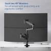 ACT AC8343 Dual Monitor Arm Office Premium with Gas Spring Pole Mounted AC8343