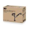 ACT AC8343 Dual Monitor Arm Office Premium with Gas Spring Pole Mounted AC8343