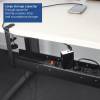 ACT AC8376 Under Desk Extendable Cable Management Tray with Clamp Mount AC8376