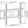 TECHLY Tilting Wall Mount 42"-80" Black ICA-PLB 890